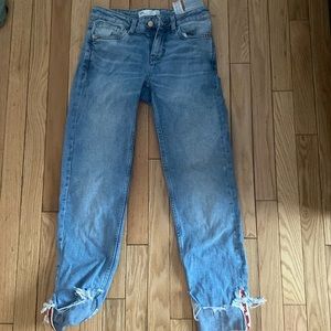 Zara low rise jeans